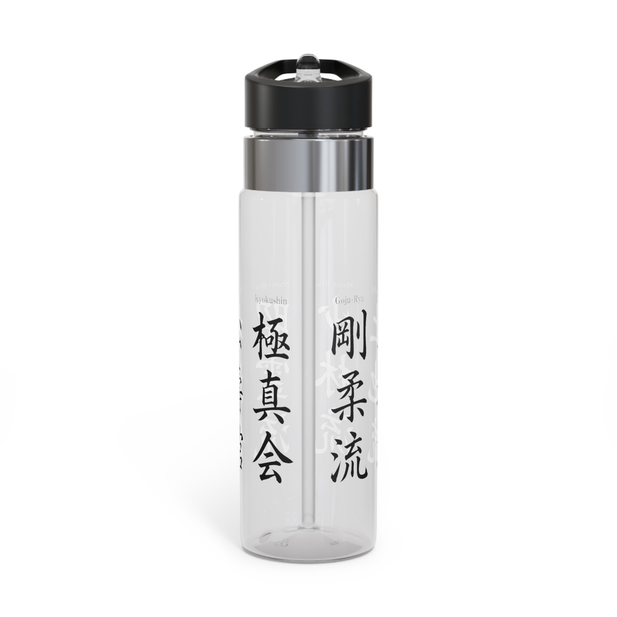 20 oz Tritan Sport Bottle — 6 Karate Styles Kanji 2nd Set Design