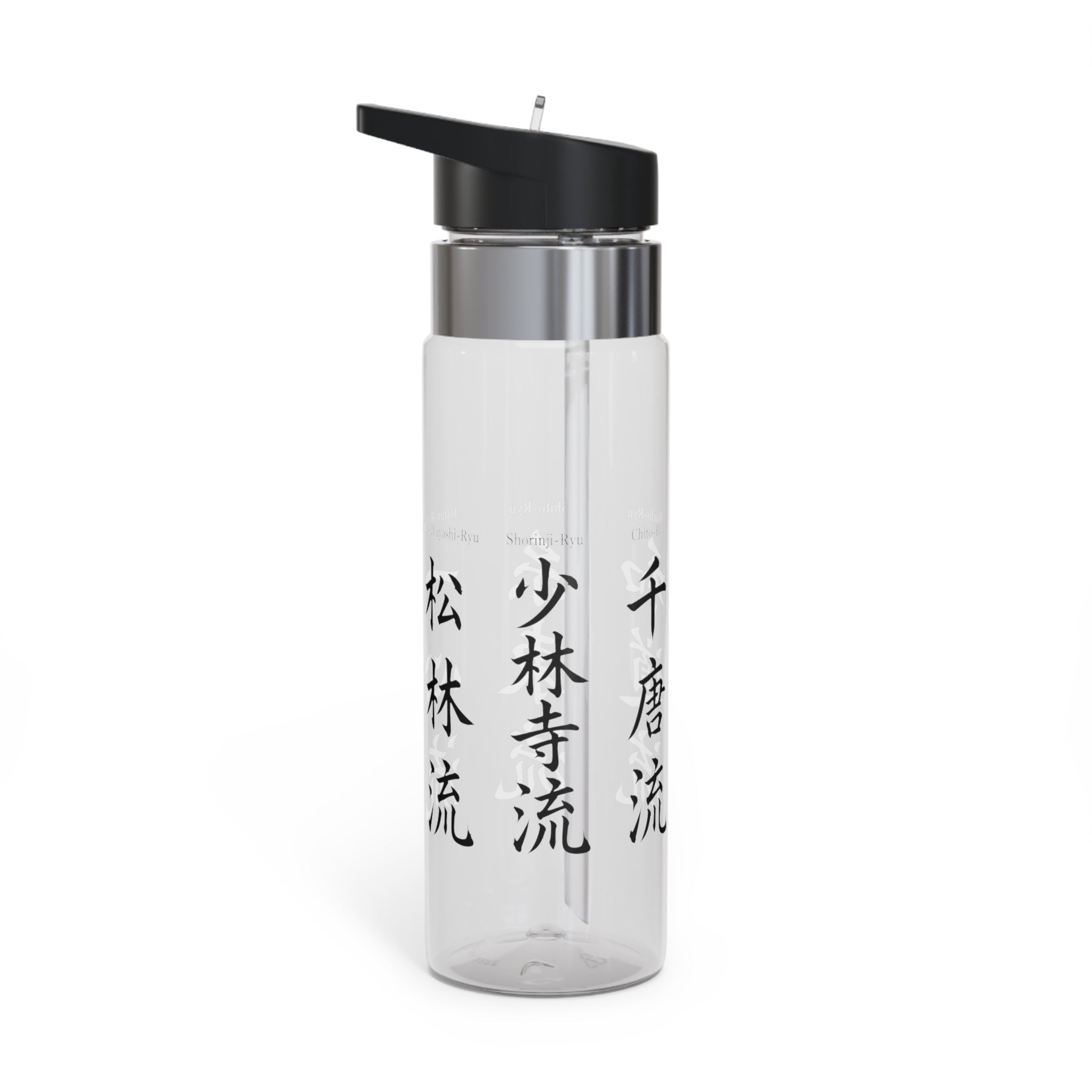 20 oz Tritan Sport Bottle — 6 Karate Styles Kanji 1st Set Design