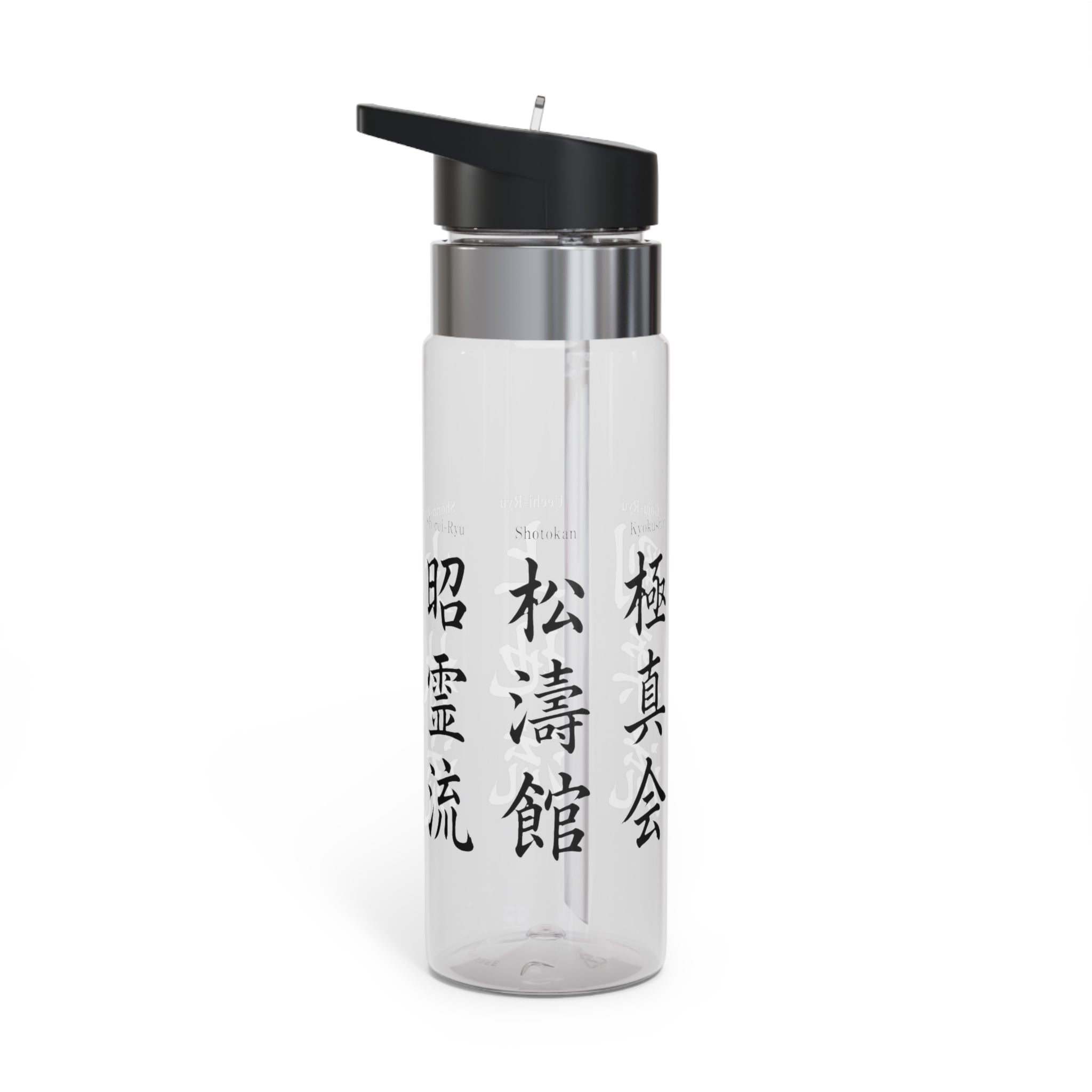 20 oz Tritan Sport Bottle — 6 Karate Styles Kanji 2nd Set Design
