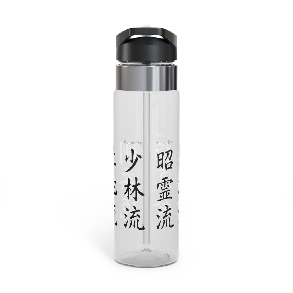 20 oz Tritan Sport Bottle — 6 Karate Styles Kanji 2nd Set Design