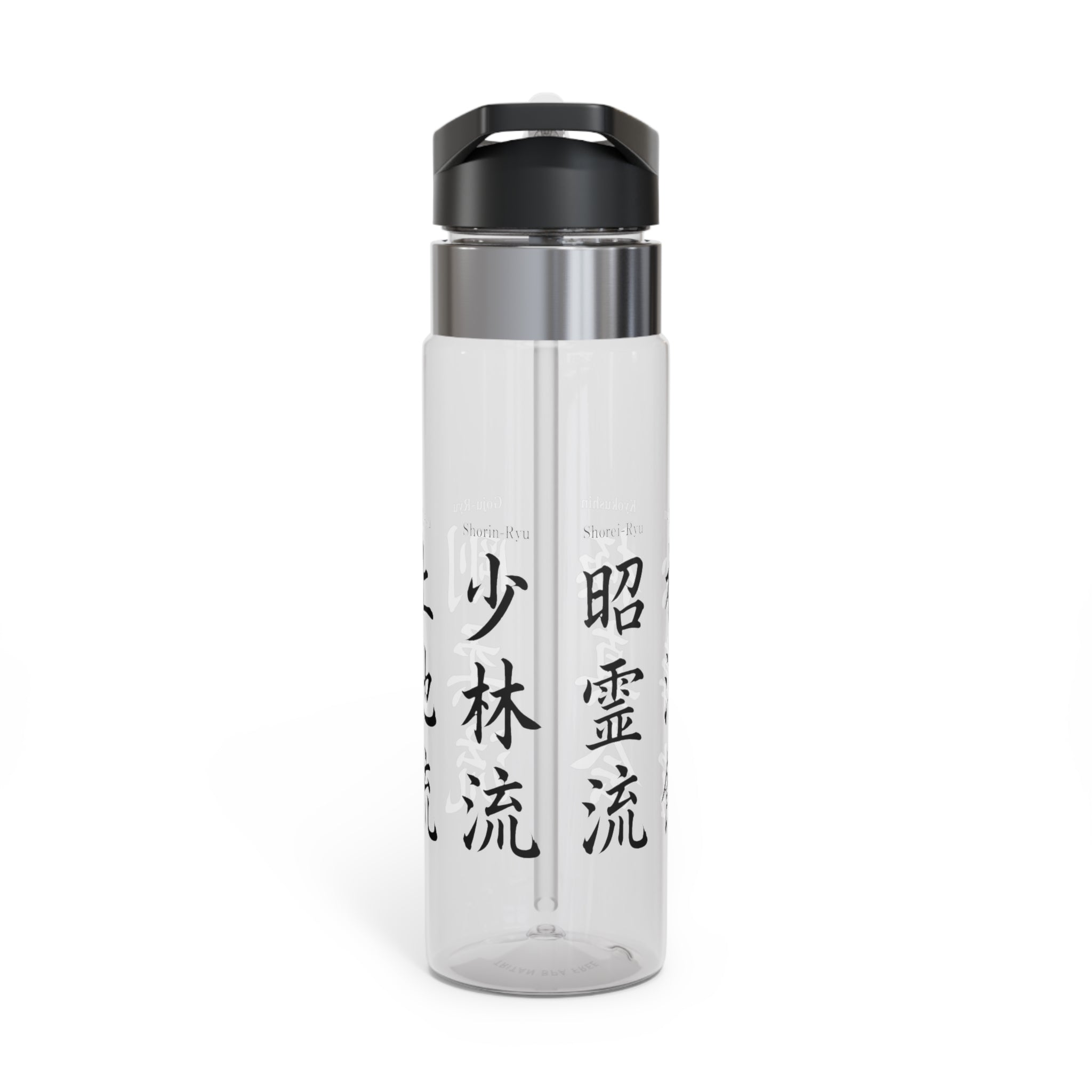 20 oz Tritan Sport Bottle — 6 Karate Styles Kanji 2nd Set Design