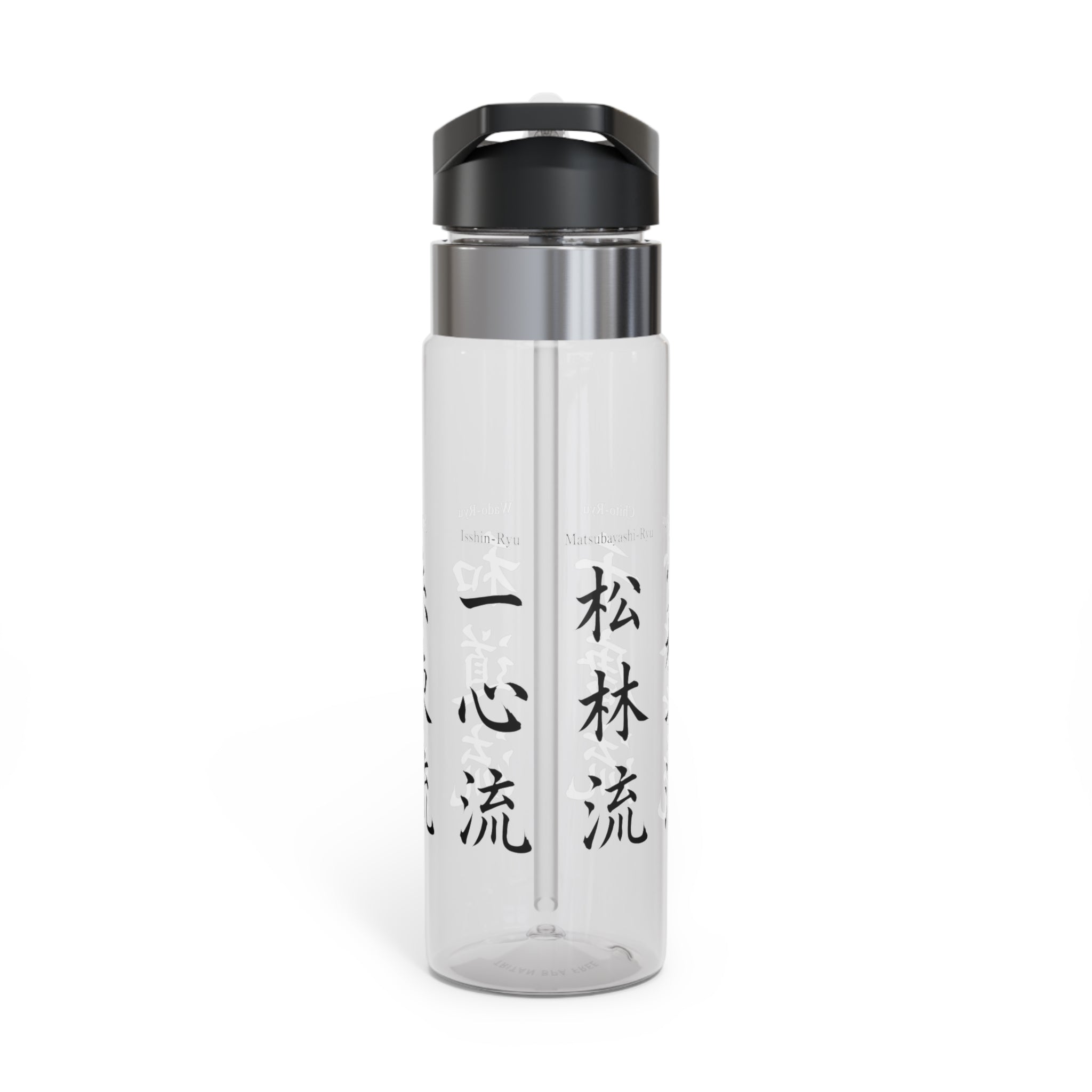 20 oz Tritan Sport Bottle — 6 Karate Styles Kanji 1st Set Design