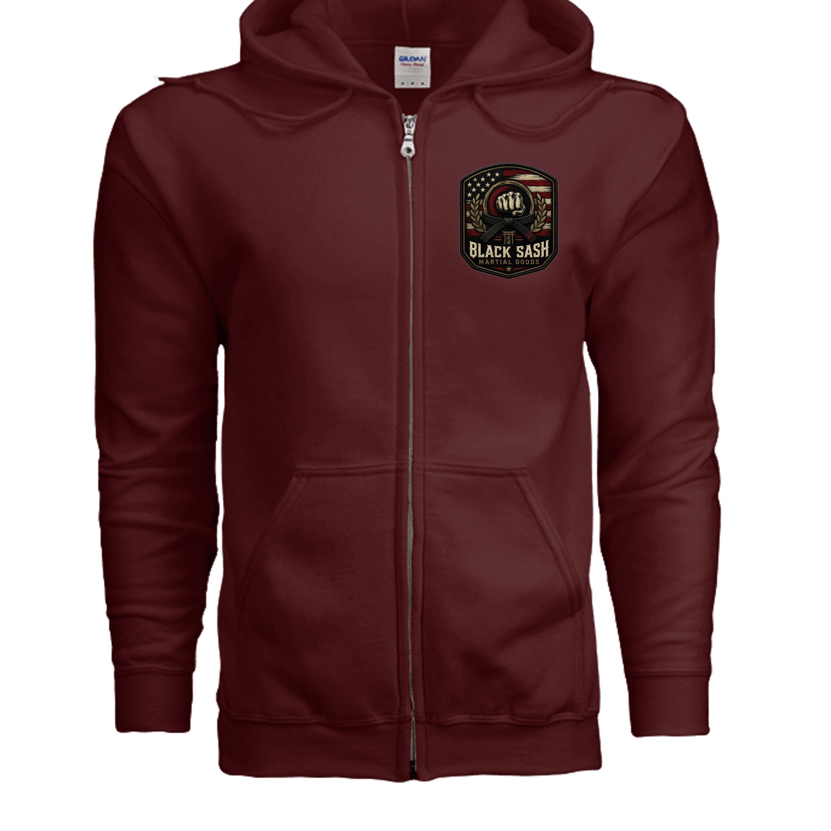 MAROON - G186 - FRONT
