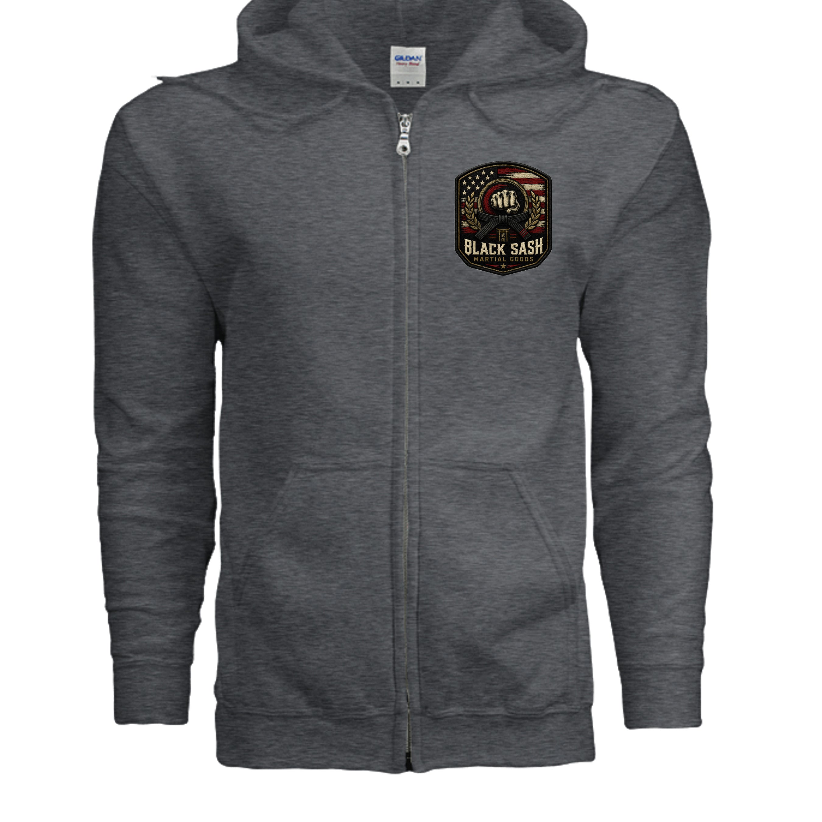 DARK HEATHER - G186 - FRONT