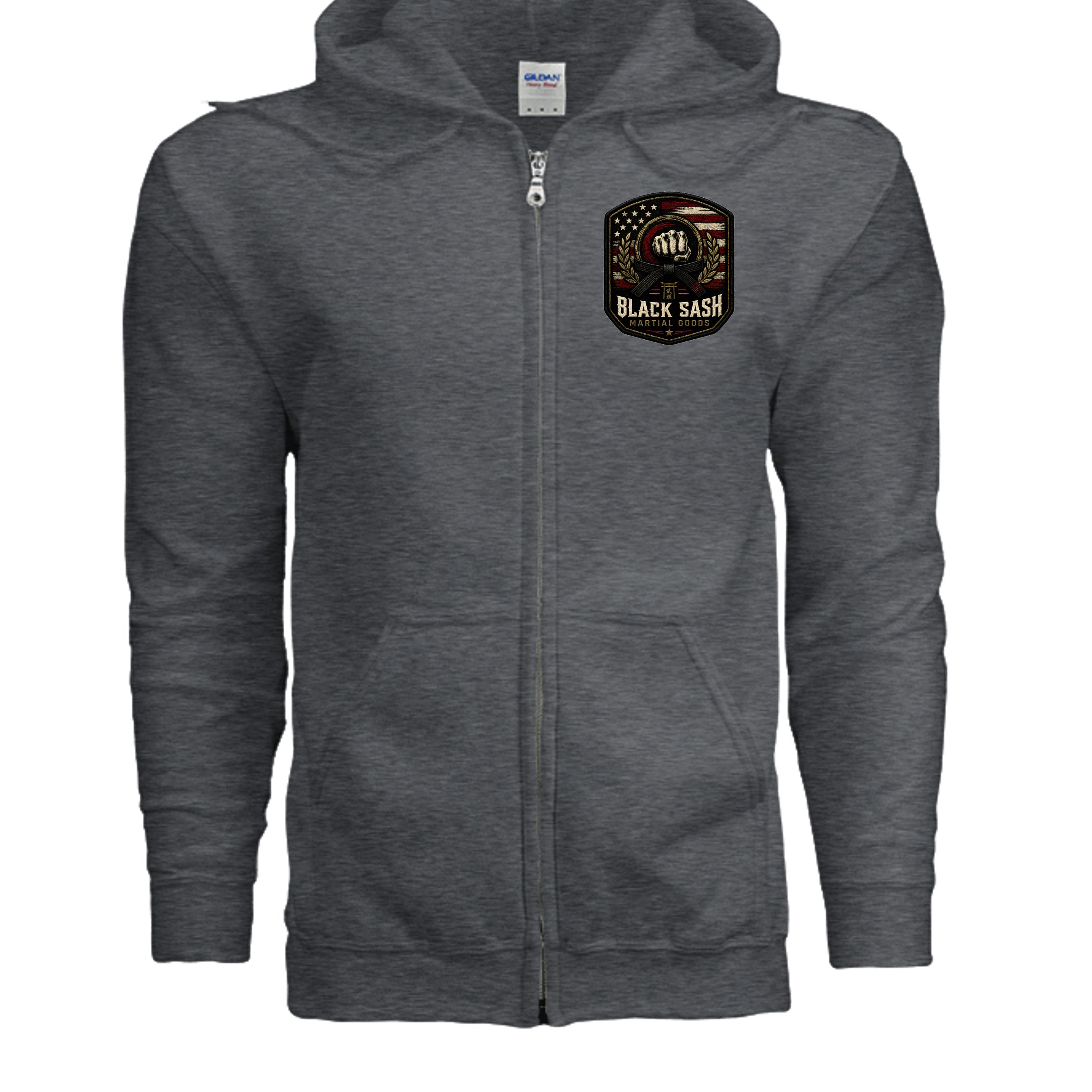 DARK HEATHER - G186 - FRONT